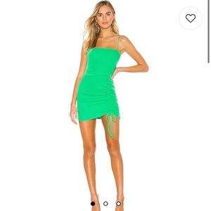 Fabiana Mini Dress in Kelly Green